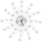 vidaXL Wandklok met quartz-mechanisme 50 cm modern ontwerp