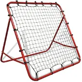 vidaXL Voetbal kickback rebounder verstelbaar 100x100 cm
