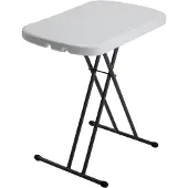 No name Lifetime partytafel Brisco HDPE wit 66x46cm