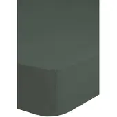 Hip Hoeslaken - katoen satijn - donker olijfgroen - 100x200 cm