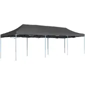 vidaXL Vouwtent pop-up 3x9 m antraciet