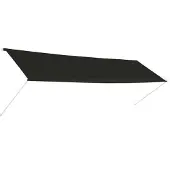 vidaXL Luifel uittrekbaar 400x150 cm antraciet