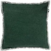 Dutch decor - BURTO - Sierkussen 60x60 cm - gewassen katoen - Mountain View - donkergroen