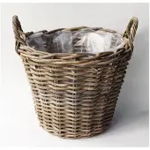 Van der leeden Aardappelmand D 39 X H 30 Cm Antiek Grijs