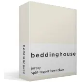 Beddinghouse - Jersey - Split-topper - Hoeslaken - 160x220 cm - Naturel