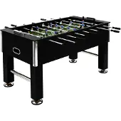 vidaXL Voetbaltafel 60 kg 140x74,5x87,5 cm staal zwart