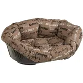 Ferplast hondenmand met kussen - Sofa 4 - 64x48xH25 cm - Beige