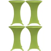 vidaXL Tafelhoes stretch 4 st 80 cm groen