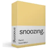 Snoozing flanel hoeslaken