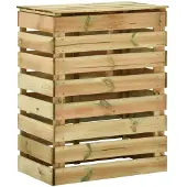 vidaXL Tuincompostbak gelat 80x50x100 cm geïmpregneerd grenenhout