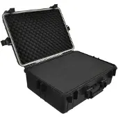 vidaXL Hardcase transportkoffer met schuimvulling zwart online kopen