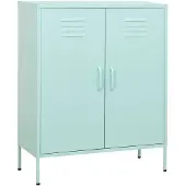vidaXL Opbergkast 80x35x101,5 cm staal mint