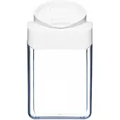 Mbs ClickClack vershoudbox Pantry Round 4,2 liter polycarbonaat wit