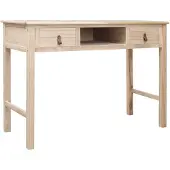vidaXL Schrijftafel 110x45x76 cm hout naturel