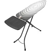 Brabantia Strijkplank B - met Stoomunithouder - 124 x 38 cm - Titan Oval