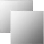 vidaXL Wandspiegels 2 st vierkant 60x60 cm glas