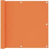 vidaXL Balkonscherm 90x400 cm oxford stof oranje