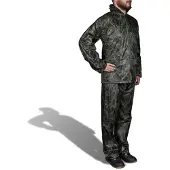 vidaXL Regenpak 2-delig met capuchon (heren / camouflage / maat L)