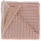 Unique living | plaid peppe 150x200cm old pink