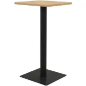 vidaXL Bistrotafel 50x50x107 cm eikenkleurig