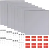 vidaXL Spiegeltegels frameloos 8 st 20,5 cm glas