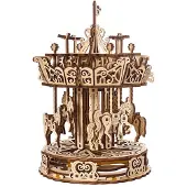 Ugears Houten 3D Model - Carrousel