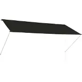 vidaXL Luifel uittrekbaar 300x150 cm antraciet