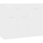 vidaXL Dressoir 88x30x70 cm bewerkt hout wit