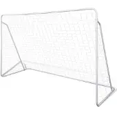 vidaXL Voetbaldoelset hoogwaardig 240x90x150 cm staal