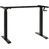 vidaXL Zit-stabureauframe met slinger handmatig zwart