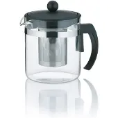 kela Theepot Auron met Filter Zwart 0,7L