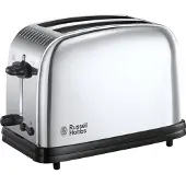 Russell Hobbs 23311-56 Broodrooster 2 sneetjes, roestvrij staal, Broodrooster, Zwart