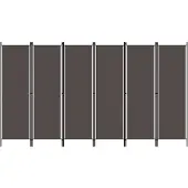 vidaXL Kamerscherm met 6 panelen 300x180 cm antraciet