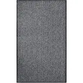 vidaXL Deurmat 90x150 cm grijs