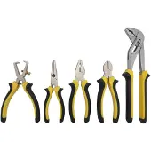 Toolland NI-AF25-NI-AF5-NI-AF15-HPSET1 - 5-delige tangenset - Hoogwaardig CrV staal - Comfortabele handvatten