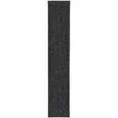 vidaXL Droogloopmat 100x500 cm antracietkleurig