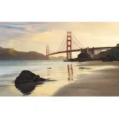 Komar Vliesbehang Digitale print vlies - Golden Gate - Afmeting 400 x 250 cm (1 stuk)
