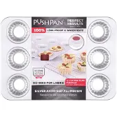 PushPan aluminium cupcake mini - 12 stuks