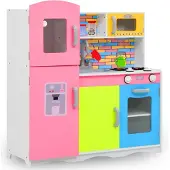 vidaXL Cuisine en jouet pour enfants MDF 80x30x85 cm Multicolore80255