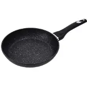 Excellent houseware koekenpan 24 cm gesmeed aluminium