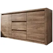 Meubella Dressoir Monaco - Eiken - 140 cm