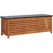 vidaXL Tuinbox 150x50x55 cm massief eucalyptushout