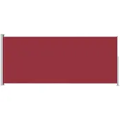vidaXL Tuinscherm uittrekbaar 180x500 cm rood