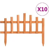 vidaXL Graskanten, 10 stuks, dennehout, 4,4 meter