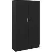 vidaXL Boekenkast 82,5x30,5x150 cm bewerkt hout zwart