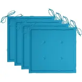 vidaXL Tuinstoelkussens 4 st 50x50x4 cm oxford stof koningsblauw