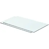 vidaXL Schappen 2 st 60x30 cm glas transparant