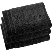 De Witte Lietaer Gastendoek Contessa Black (40 x 60 cm) (set van 3)