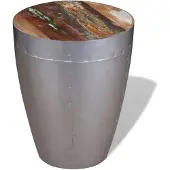 vidaXL Kruk luchtvaartstijl massief gerecycled hout