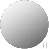 vidaXL Wandspiegel rond 40 cm glas